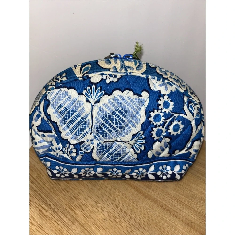 Vera‎ Bradley Blue Lagoon Pocket Cosmetic Bag NEW